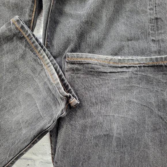 Retro Levi's Black 569 Loose Straight Jeans size 38 - Picture 12 of 16